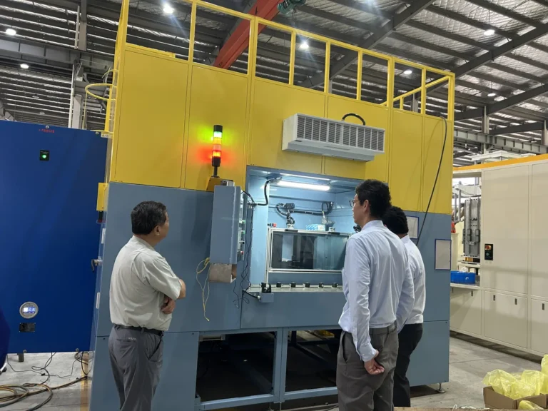 Japanese customer visiting Angem factory for an on-site inspection