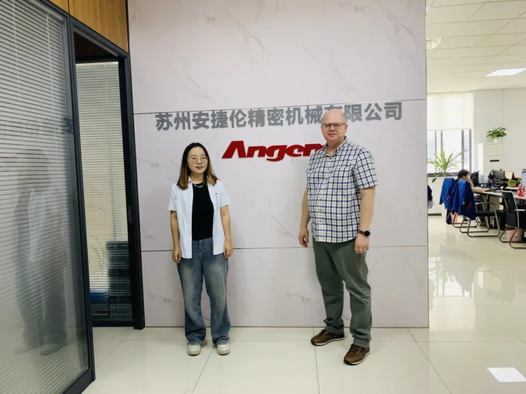 Russian customer visiting Angem factory to inspect the rotary spray coating machine