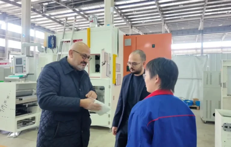 Turkish customer visiting Angem factory