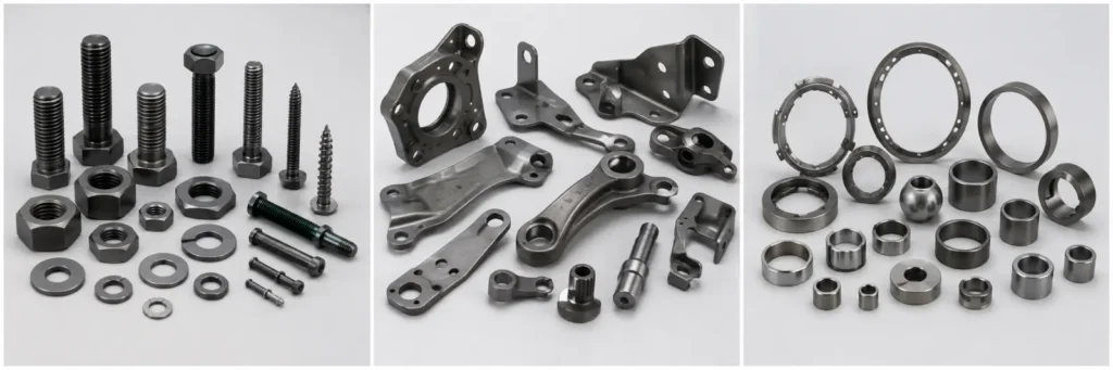 Automatic phosphating line applications for bolts, automotive metal parts and mechanical components